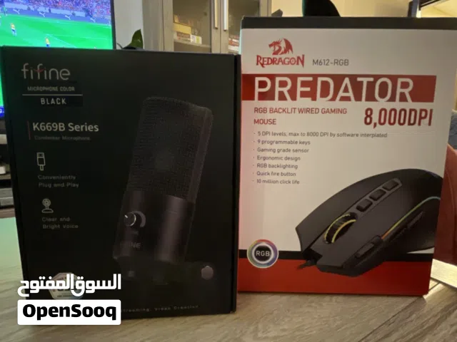 Fifine k669B series gaming mic and Redragon gaming mic (Combo)