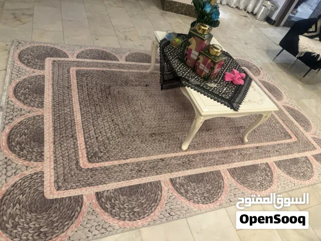 سجادة لون رصاصي وردي