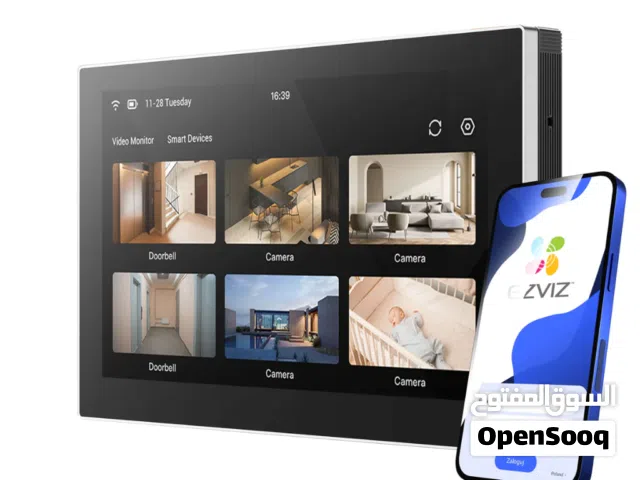 شاشة اللمس الذكية اللاسلكية EZVIZ  للمراقبة من نيوتن ستورز nw12559