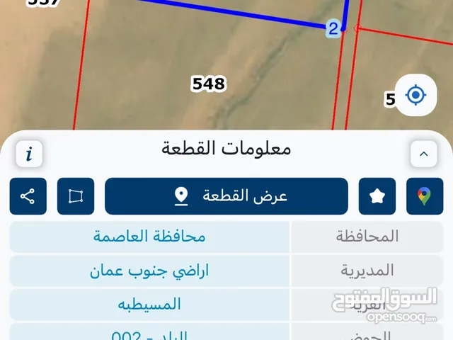 Farm Land for Sale in Amman Airport Road - Manaseer Gs