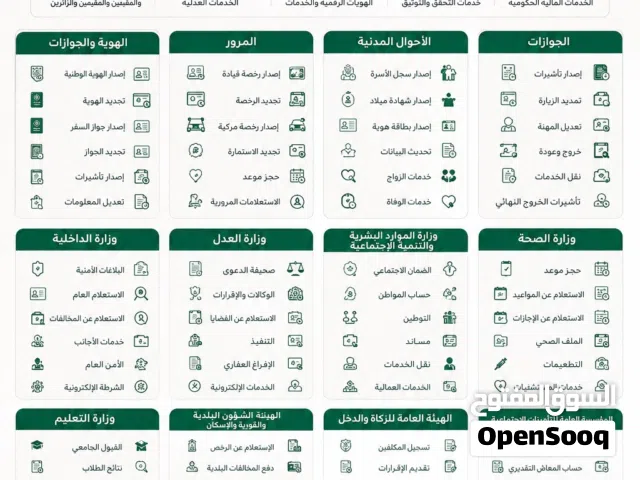 خدمات عامة وحكومية
