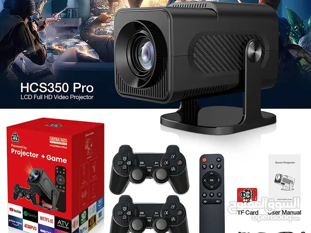 جهاز عرض ألعاب ذكي بدقة 4K وحدتي تحكم للعب*