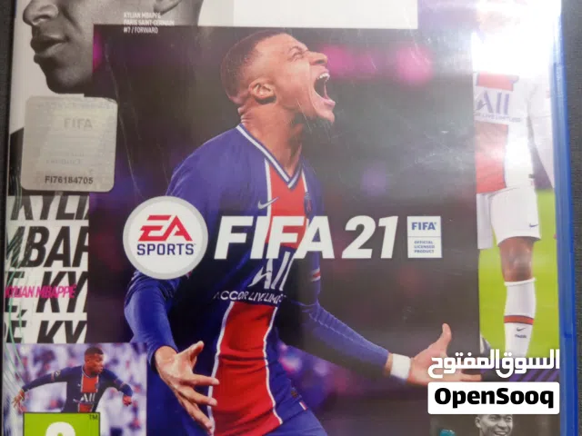 للبيع فيفا 21 (FIFA 21) PS4 مستعمل بحالة الوكالة - شغال 100%