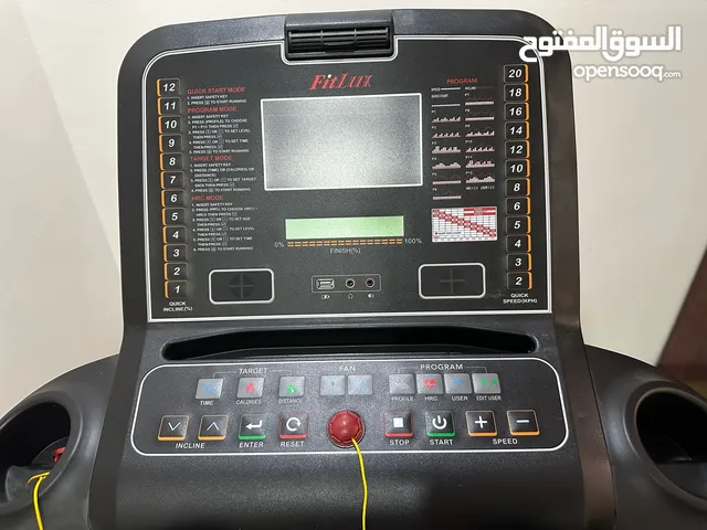 جهاز مشي وجري كهربائي FitLux بحالة ممتازة...كرتونته موجوده