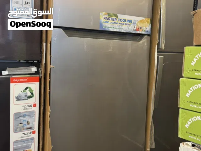 ثلاجه ناشونال سونيك لون سلفر 466 لتر 4 رفوف كفاله لمدة 10 سنوات تتوفر لدينا خدمه التوصيل