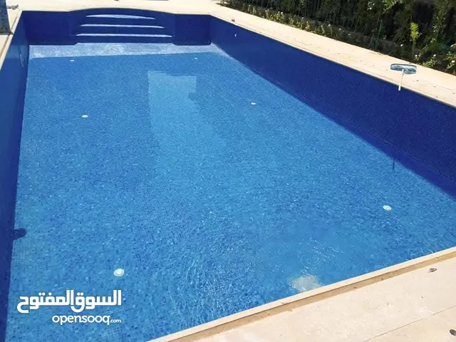 نظافة احواض السباحه من التكلسات والطحالب