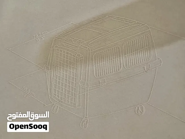 قفص كلاب كبير مع العجل