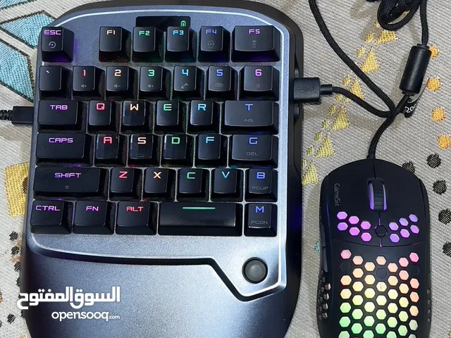 ماوس وكيبورد RGBماركة GAME SIR مستعمل ويشتغل على جهاز XBOX ONE/بليستيشن 4/nintendo switch