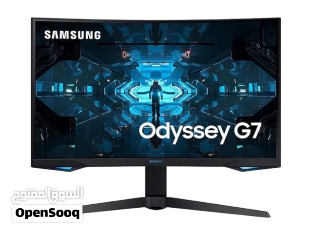 شاشة Samsung Odyssey G7 27 بوصة، منحنية (Curved)