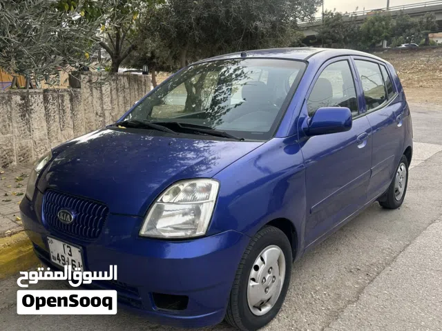كيا بيكانتو 2007 لون أزرق مستعملة بحالة ممتازة جير عادي