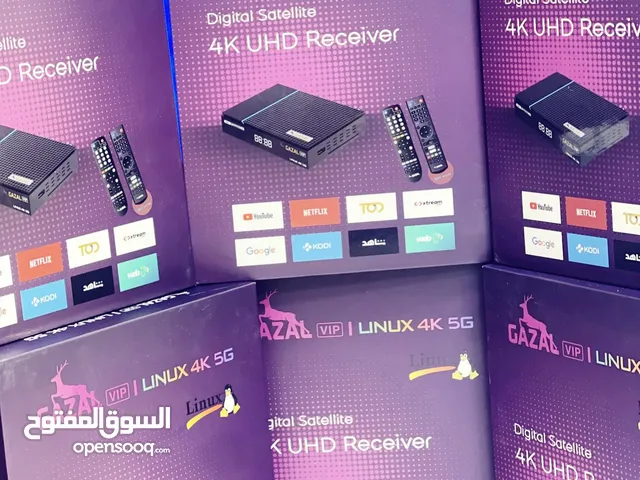 رسيفر غزال لينوكس VIP ( 4 جيجا رام ) وريموتين بلوتوث بسعر ما صار