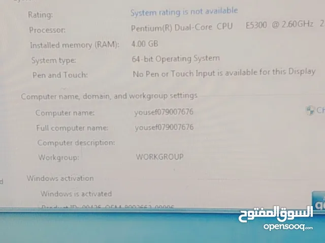 Windows Acer  Computers  for sale  in Amman