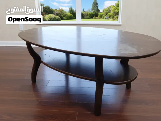 Coffee table wooden made in Malaysia in good condition 15 BD PICKUP juffair  WhatsApp