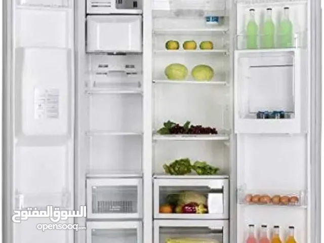 ثلاجة نيكاي عملاقة بابين متجاورين side by side جديدة لم تستخدم اطلاقاً