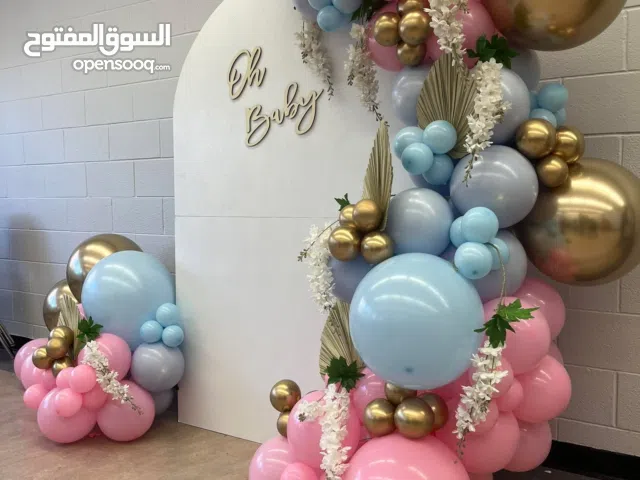 ستاندات بالونات لأعياد الميلاد _نجاح _تخرج _ مباركة بيبي _خطوبة _شاور بارتي_أفتتاح محلات