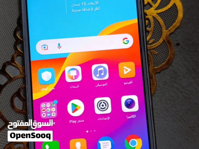 هاتف هونور لؤلؤي مستعمل بحالة ممتازة مع سماعات وذاكرة 16 جيجابايت