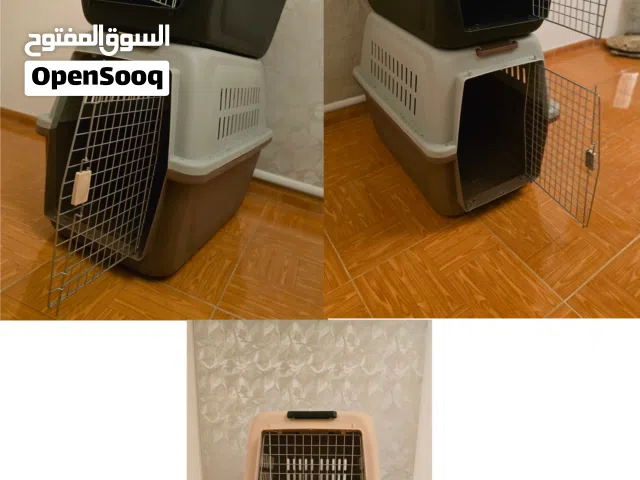 Excellent-quality, great condition, dog cages on wheels available of multiple sizes and colours.