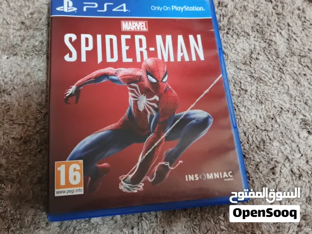 للبيع Spider-Man (PS4) بحالة ممتازة  اللعبة من أقوى ألعاب الأكشن والعالم المفتوح   نظيفة جدًا وبت