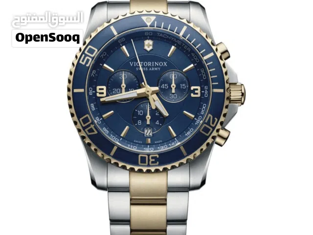 Victorinox Maverick Chronograph Blue   ساعة سويسرية Swiss Army
