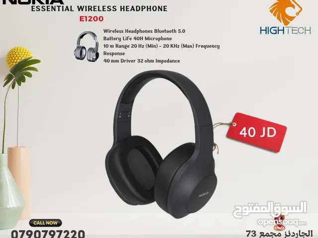 NOKIA ESSENTIAL WIRELESS HEADPHONE E1200-سماعه وايرلس بلوتوث من نوكيا
