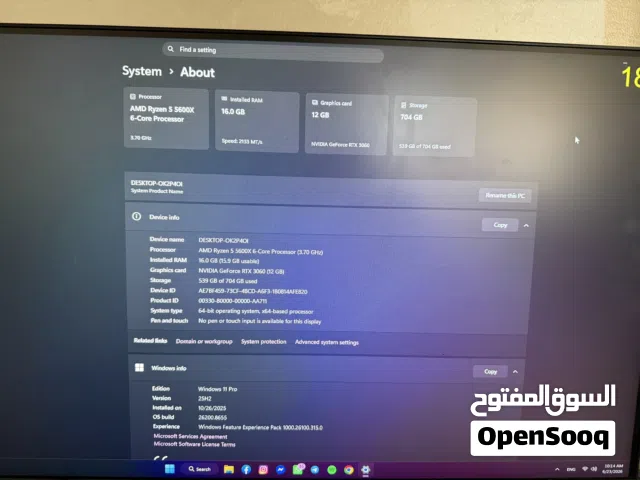 Windows MSI Computers for sale in Amman