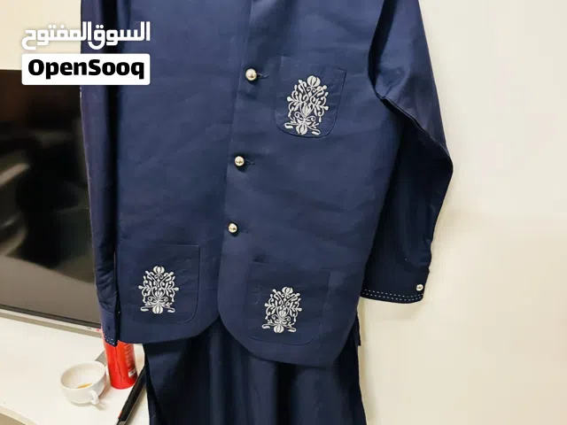 Urgent sale for sharlwar kurta for boys in embroidery sherwani style bit used size 10-12 years boy