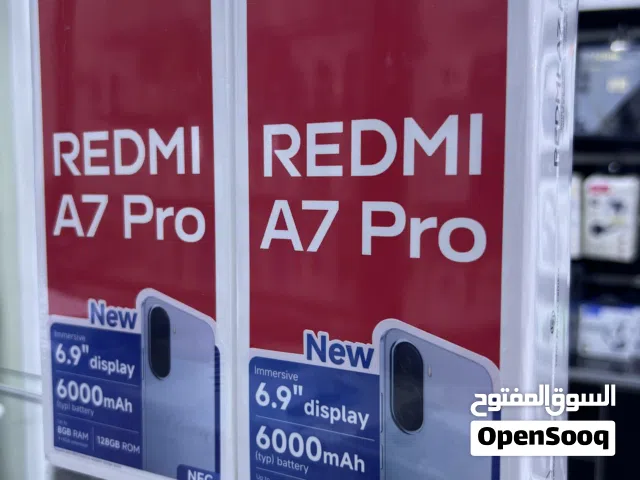 REDMI A7pro (128/4RAM) متوفر جديد كلين داخل ليما موبايل كفالة الوكيل الرسمي بسعر مميز داخل الفرعين