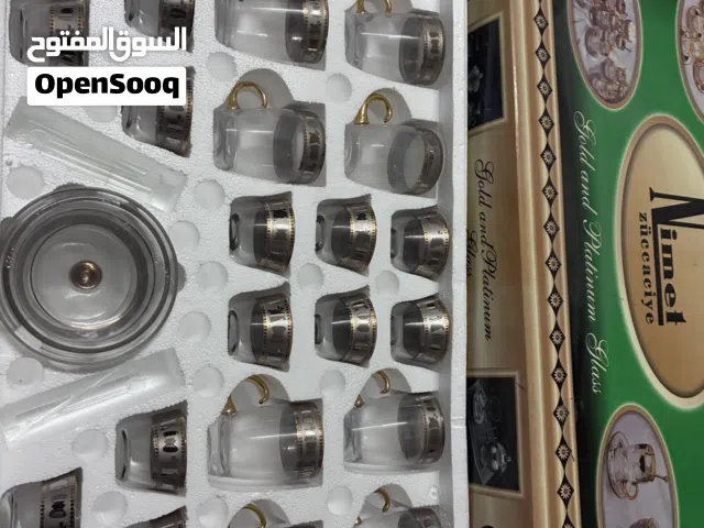 طقم فناجين قهوة وشاهي جديدة