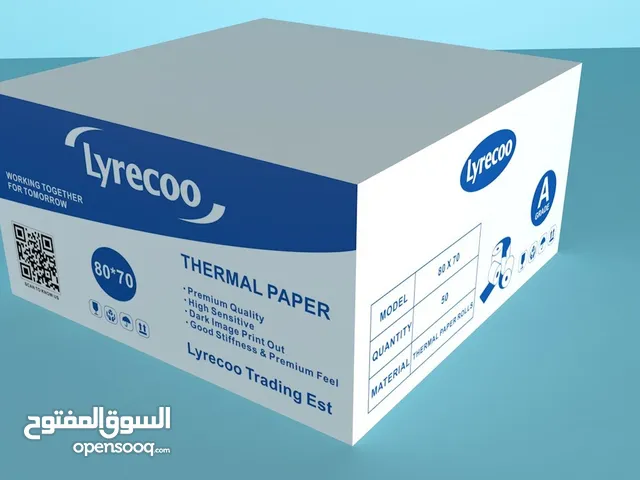 Thermal roll paper رول كاشير حرارى 80*80
