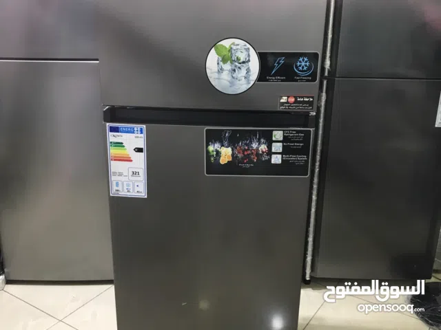 ثلاجةً كراون سعررررررر حررررق ثلاجه نوفرست A+ تبريد هواء 370 لتر عائليه اقتصاديه مكفوله لون ستانلس