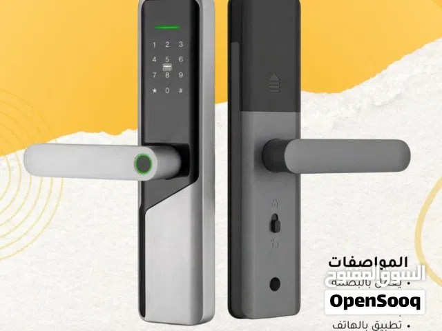عرض حصري على قفل الذكي  TTLOCKS بالبصمة و برقم السري و بالبطاقة مع مفاتيح يدوية