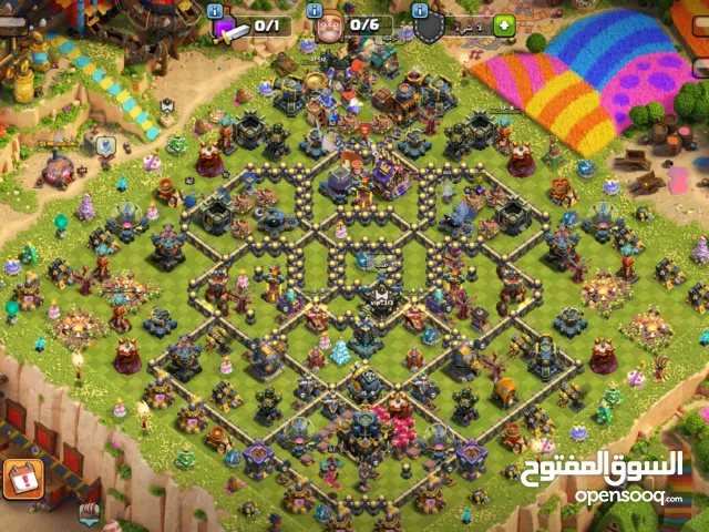 للبيع حساب كلاش اوف كلانس تاون 17 ماكس باقي له كم شي بس