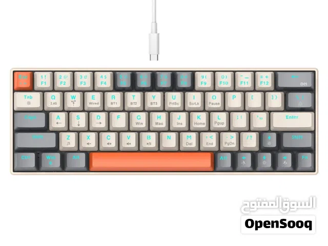 Compact 60% RGB Mechanical Gaming Keyboard - Wired USB-C