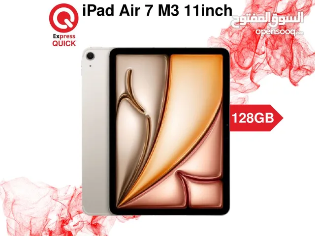 IPAD AIR 7 2025 ( 128GB ) NEW /// ايباد air 7 ذاكره 128 جيجا الجديد كليا