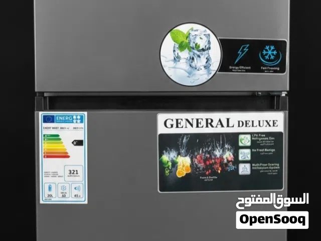 ثلاجة General Deluxe بابين استعمال شهرين فقط