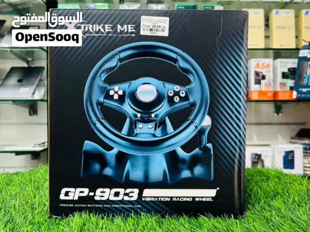 Xtrike Me GP-903 Vibration Racing Wheel - USB PC & Console Wheel with Pedals