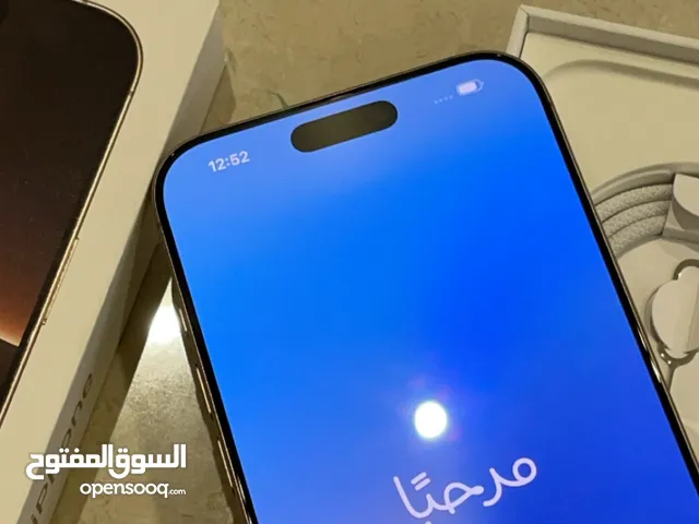 Iphone 16 pro max from etisalat ايفون 16 برو ماكس من اتصالات256 ج ب جديد مستخدم 28/10