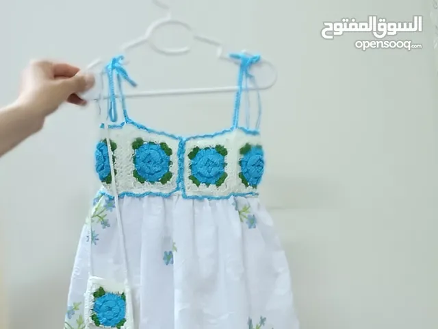 فستان ب ب بناتي كروشيه
