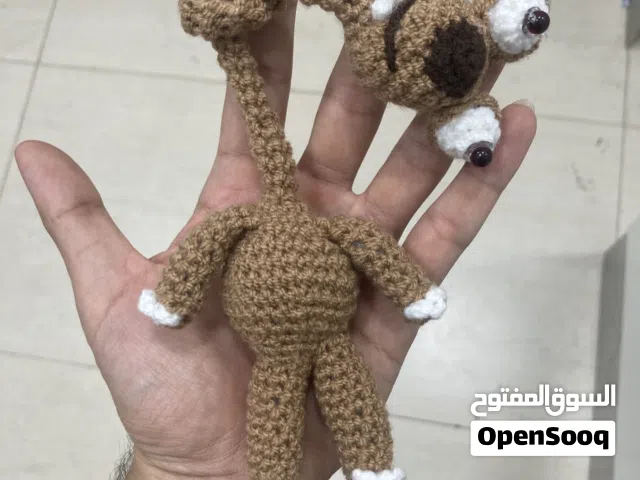 Handmade crochet Sid from Ice Age doll