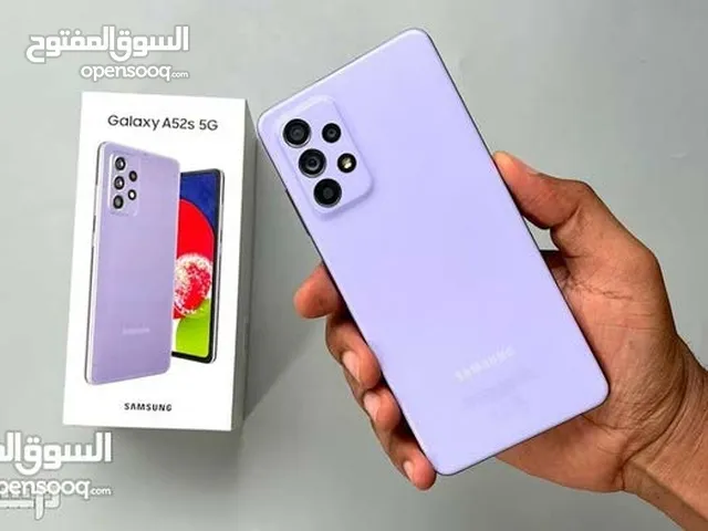 سامسونج A52s 5G اعلى نسخة شبه جديد استعمال بسيط لسا جديد