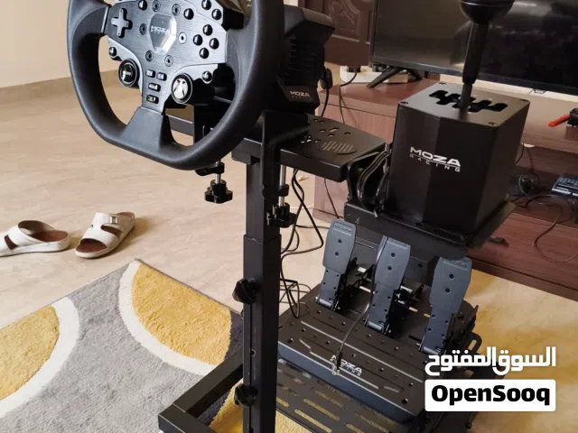 moza r3 direct drive wheel with stand