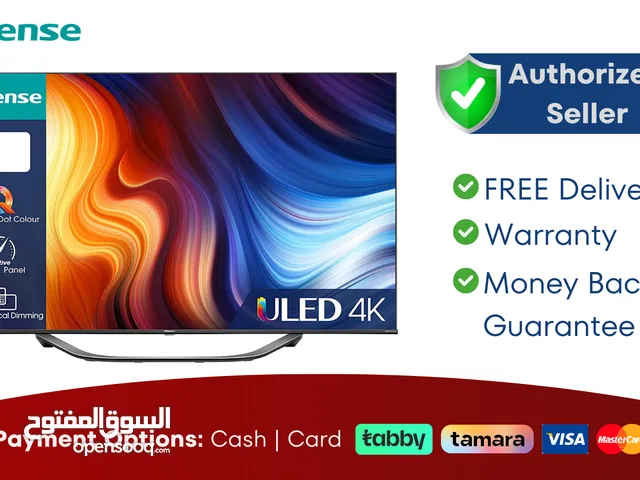 Hisense 65 inch Smart ULED TV - 4K - Brand New - Warranty - Free Deliver - 32 43 50 65 75 85