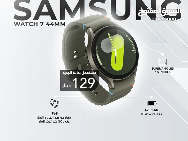 Samsung Watch 7 44mm سامسونج واتش 7 44مم مستعمله بحالة الجديد