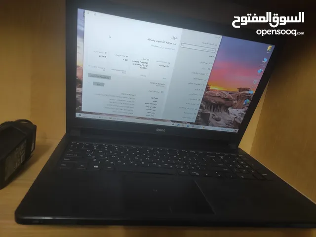 لابتوب Dell i7 الجيل السادس كرتين شاشة بحالة ممتازة فقط