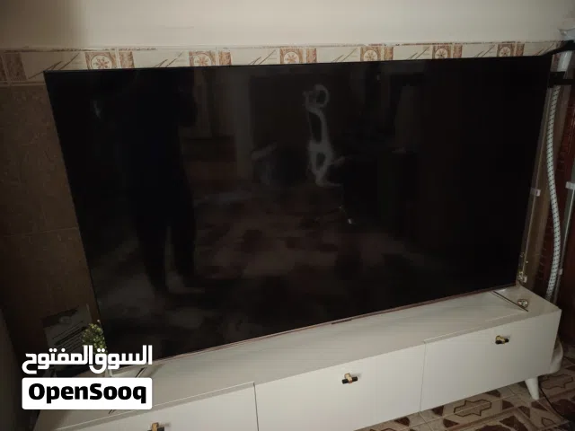 شاشة جديدة استعمال شهر مواصفات عالية 4k