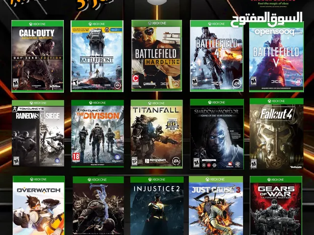فقط 5 jd أي قرص العاب اكس بوكس سيريس & ون Xbox series & one Game CD’s only 5 jd