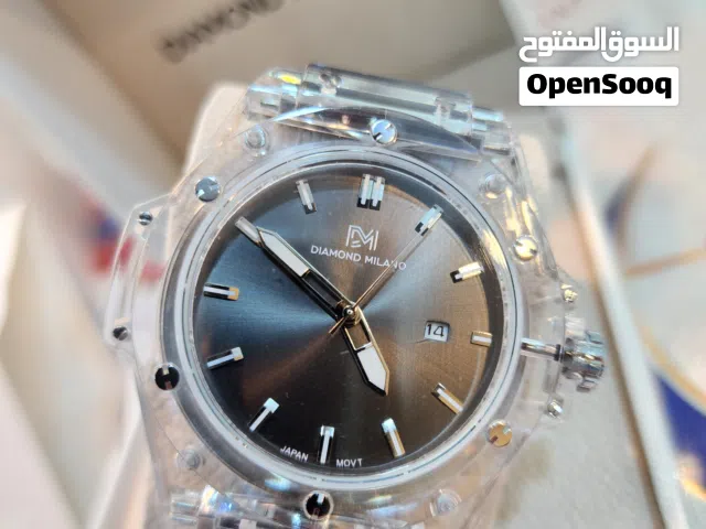 Diamond Milano Transparent Case Watch