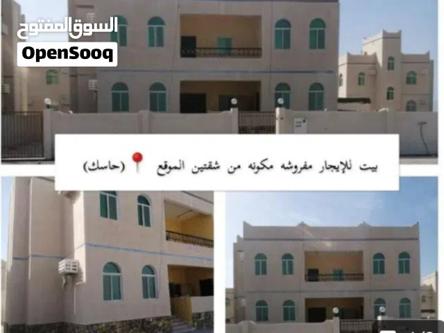 منزل طابقين مطل على البحر مباشر والشارع العام مع مواقف السيارات