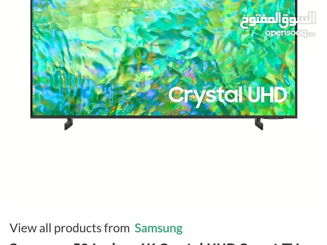 Samsung 50 Inches 4K Crystal UHD Smart TV, Titanium Gray, UA50CU8000UXZN 2023 MODEL