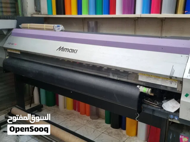 للبيع طابعة Mimaki JV33 الأصلية عرض الطباعة 160 سم يابانية الصنع، مخصصة للبنر والاستكر والفلكس والدع